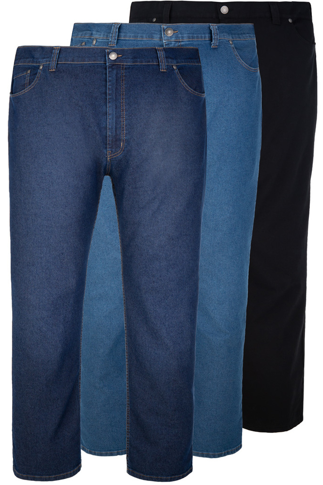 Pánske nadmerné džínsy, veľkosti 66 – 96 (3XL – 11XL)