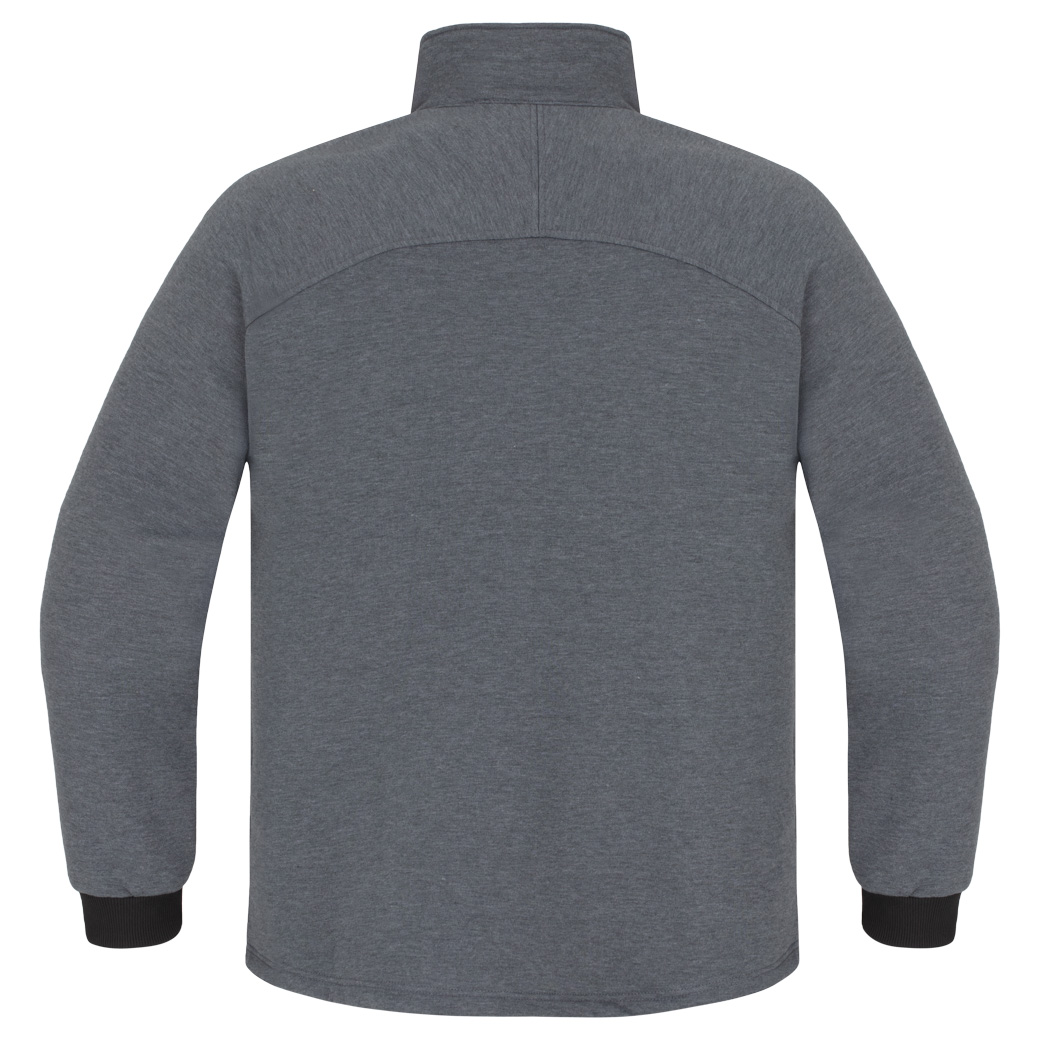 FOX Wordmark Oversized Fleece Sweatshirt Heren - pewter